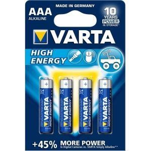 BATERIA VARTA HIGH ENERGY AAA LR03 4 szt.